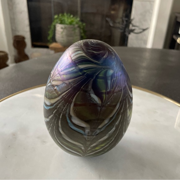 1978 Vandermark Signed Glass paperweights - Picture 3 of 6